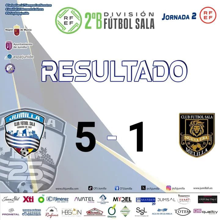CFS Jumilla brilla y golea al Melilla