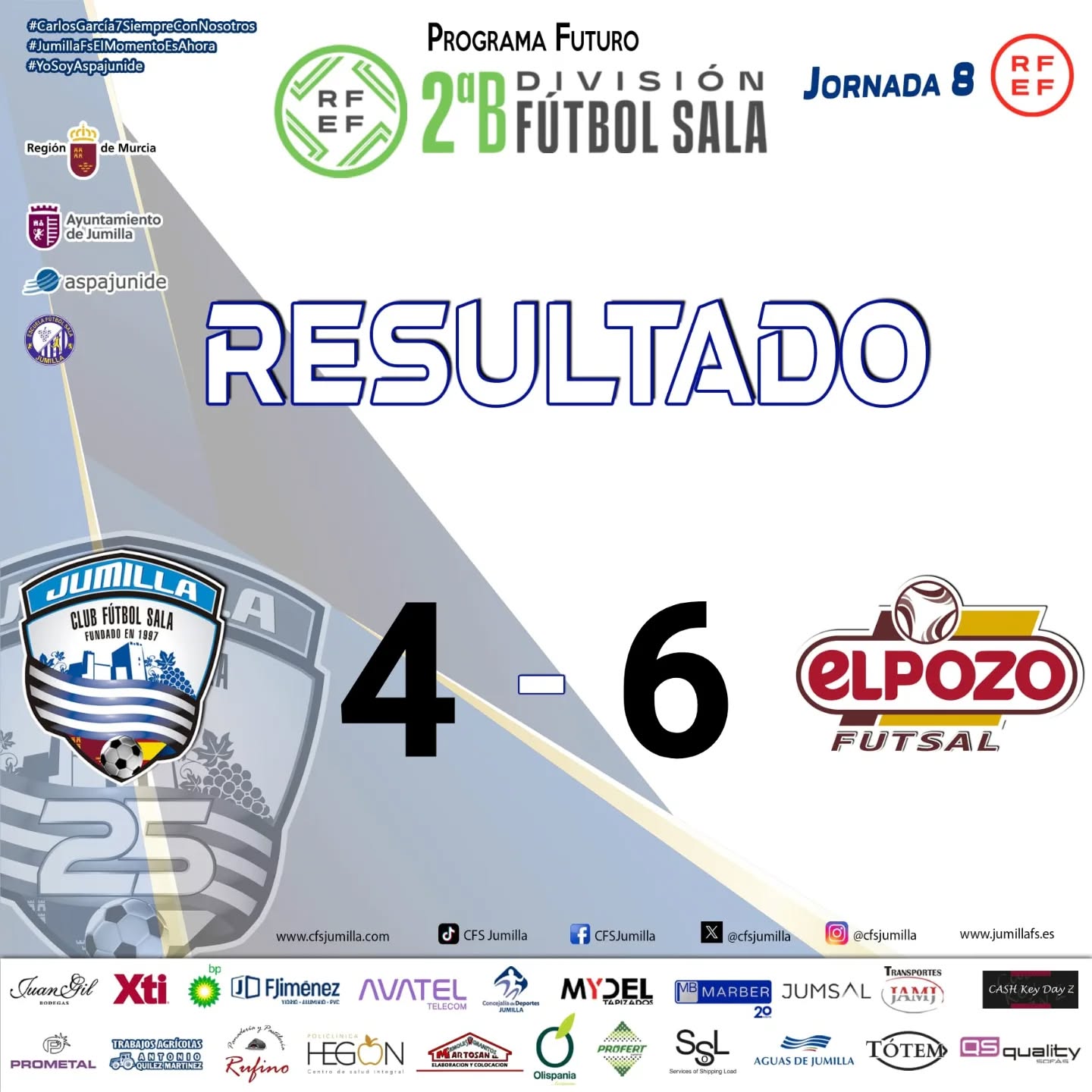 El CFS Jumilla se queda sin premio ante un atrevido Pozo B