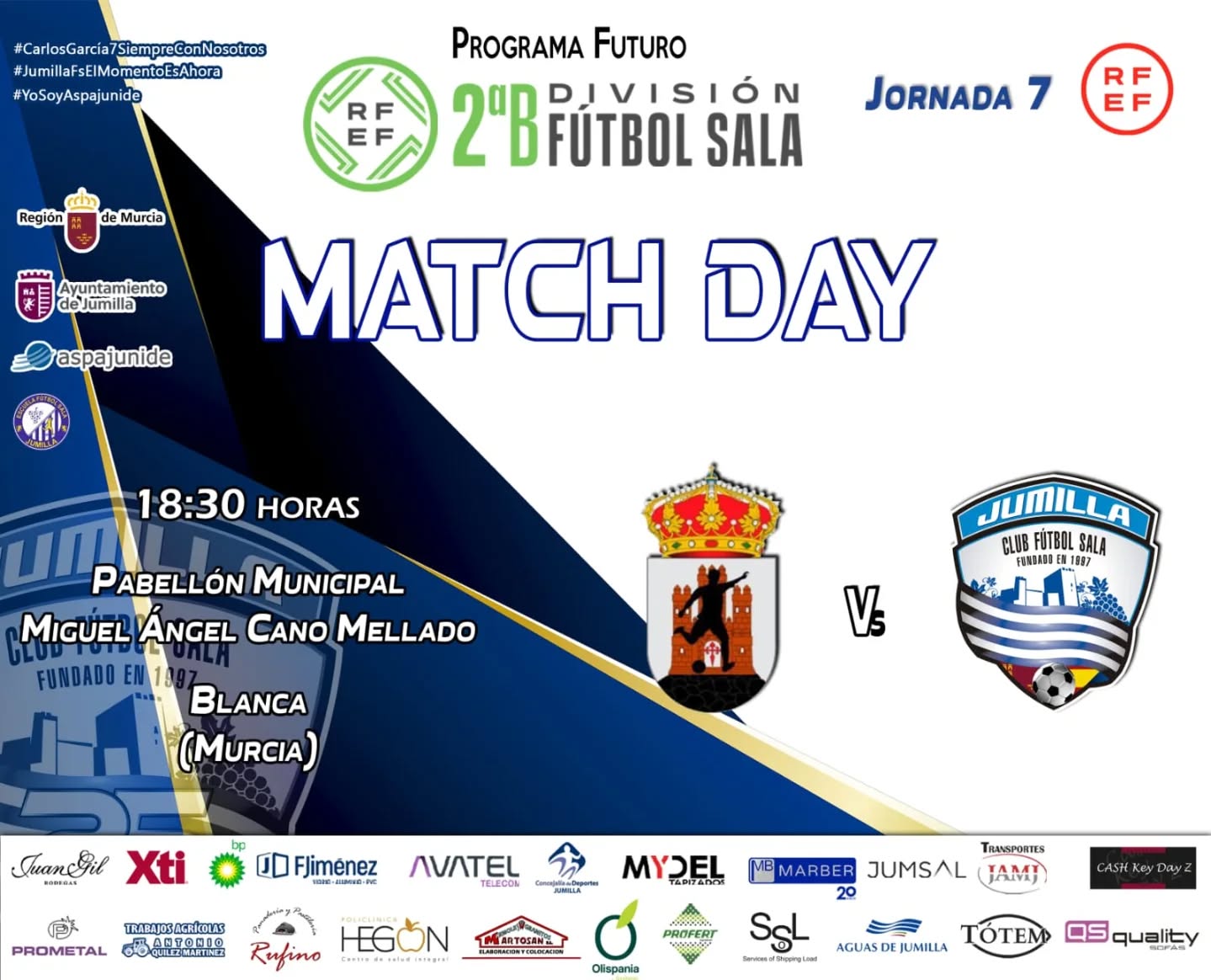 2ªB Dvs Grupo 5 - Jornada 7: Nawter Blanca F.S. - CFS Jumilla