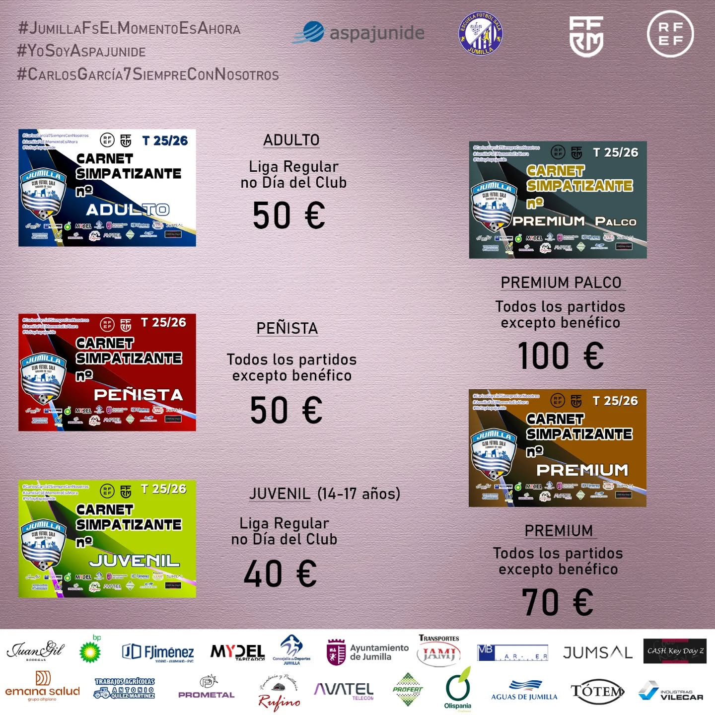 El CFS Jumilla lanza su campaña de abonos con sorpresas y anuncia los últimos movimientos en su cuerpo técnico
