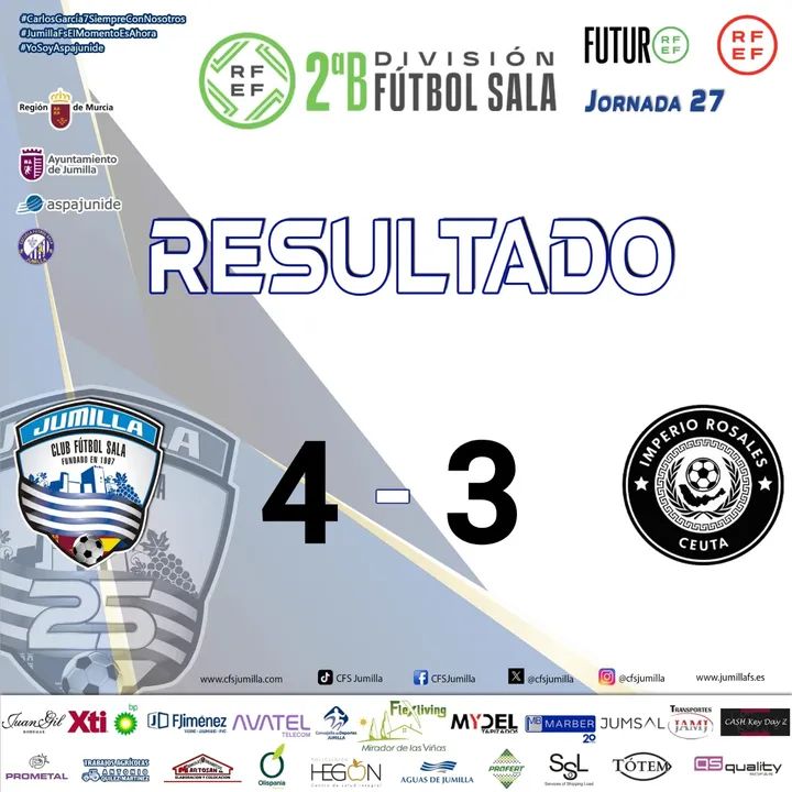 Victoria de carácter del CFS Jumilla en un partido de máxima tensión