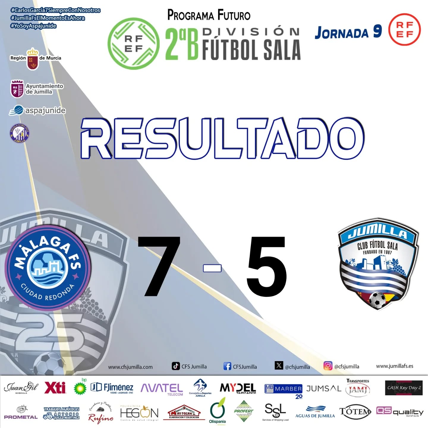 Coraje sin premio para un CFS Jumilla que peleó hasta el final