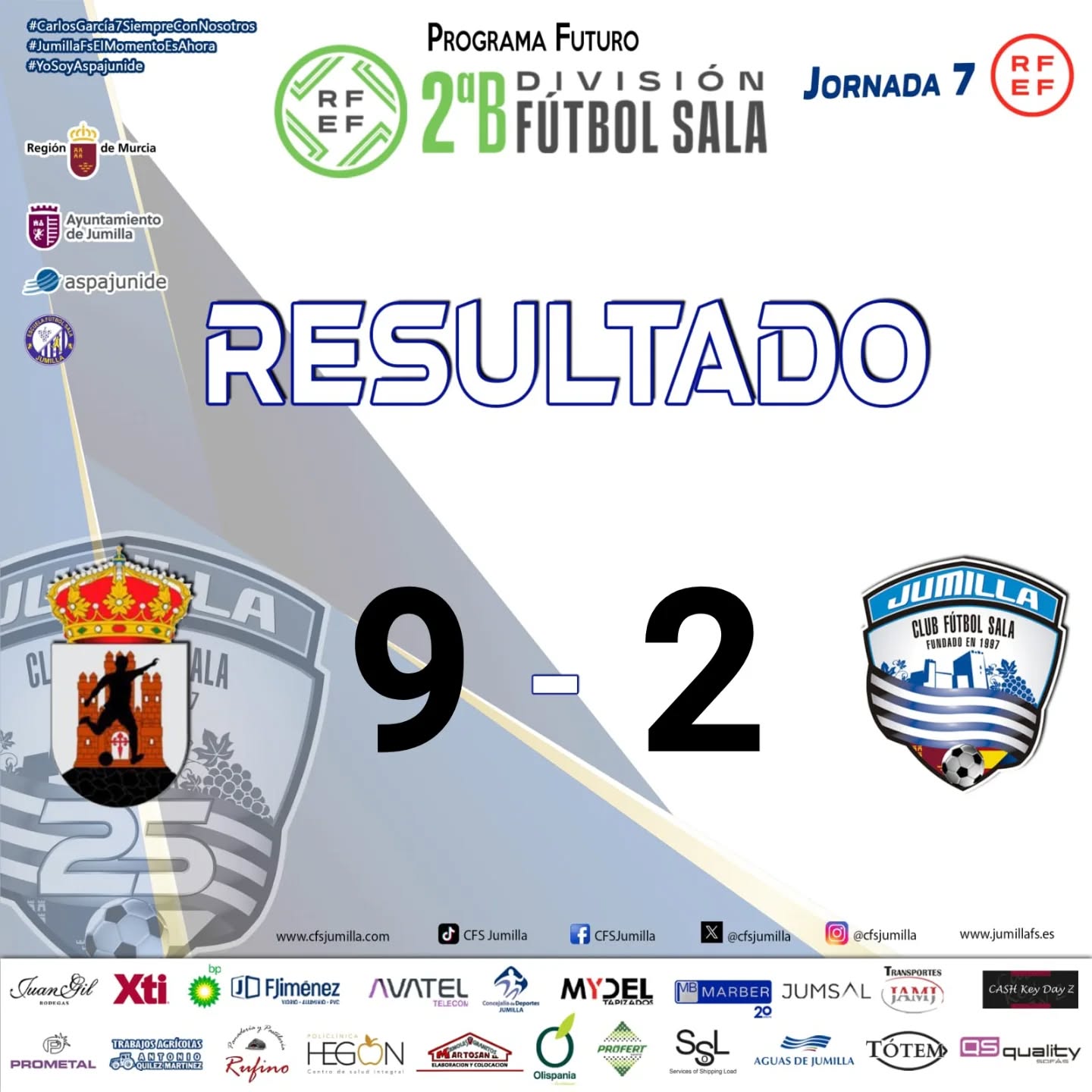 El Blanca castiga a un Jumilla irreconocible (9-2)