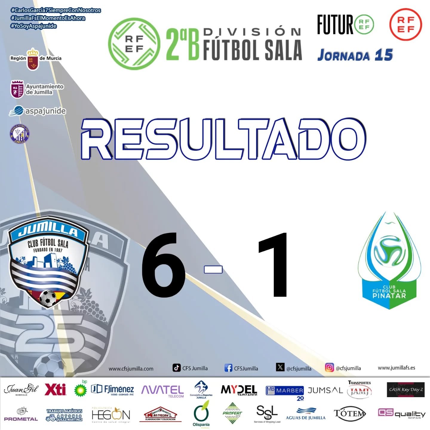 Navidad adelantada: el CFS Jumilla regala un partido inolvidable a su afición