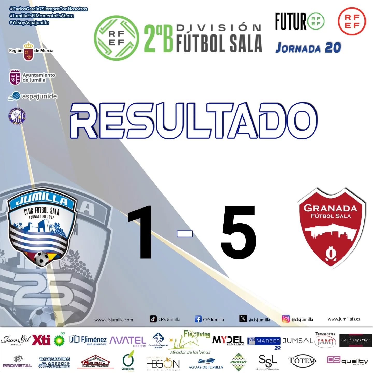 Sima Granada congela el Carlos García y enfría la ilusión del Jumilla